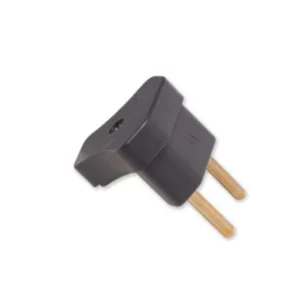 Pino Macho 2p 10a Triangular Preto - Ilumi - Imagem 1