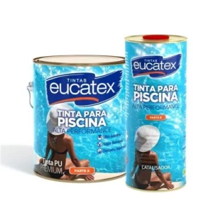 Kit Tinta para Piscina Azul - Eucatex - Imagem 1