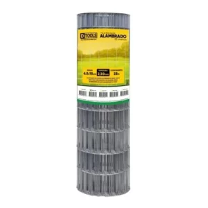 Tela Alambrado Galvanizada Fio 2,3mm - 25 X 1,20 Metros (malha 6,5 X 15cm) - Dtools