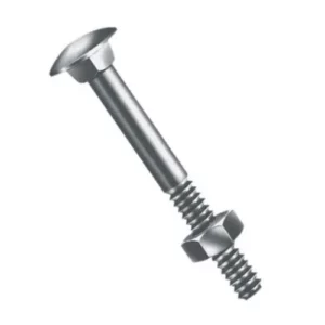 Parafuso Francês com Porca Sextavado.3/8x 3 Zincado - Jomarca