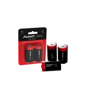 Pilha Alcalina  C Media (c/2un) Avant