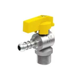 Gás Válvula Angular 1/2 (m)  X 3/8 (tm) - Roco