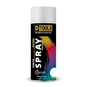 Spray Premium Uso Geral Branco Fosco  350ml - Dtools - Imagem 1