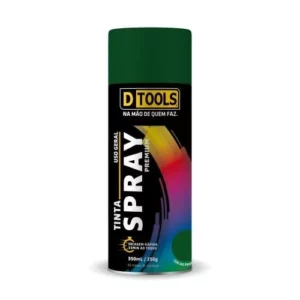 Spray Premium Uso Geral Verde Escuro 350ml  - Dtools - Imagem 1