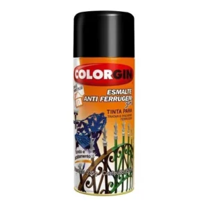 Spray Antiferrugem 3 em 1 Preto (2032) - Colorgin - Imagem 1