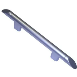 Puxador Flora Cromado Acetinado 64mm - Gibafer