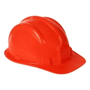 Capacete com Carneira Vermelho - Plastcor