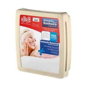 Herc Armario P/banheiro Bege - 2653