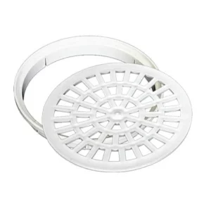 Grelha Redonda C/suporte 100mm Plastipan - 403