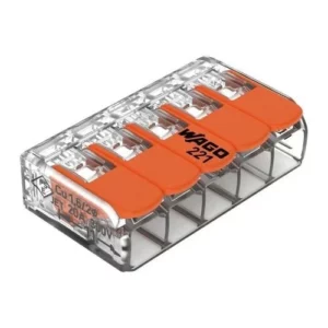 Conector de Emenda 221 5 Polos 32a Wago