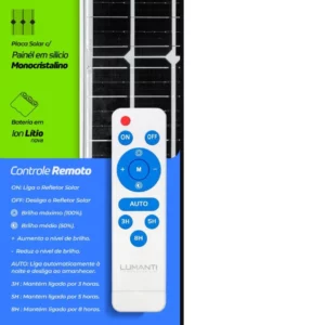 Refletor Sunlight Hill 100w 5500k 1400lm Lumanti - Imagem 1