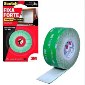 Fita Dupla Face 3m Vhb 24mm X 2mt Fixa Forte Extrema - Imagem 1