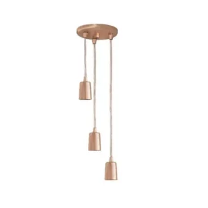 Pendente Vision Aluminio 3lamp Cobre 420/3 Dital