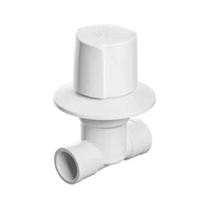 Registro Pressao Sold 25mm Facilita C/canopla Branco Herc - Imagem 1