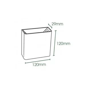 Arandela Led Branca 3w 3000k Ecoforce - Imagem 3