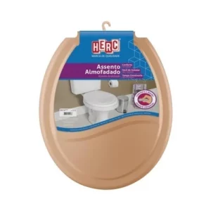 Assento Almofadado Herc Oval Caramelo