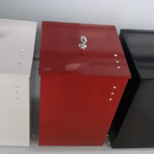 Lixeira C/ Strass Preta Bigua - Imagem 3