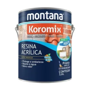 Resina Montana Incolor 3,6lt B. Agua - Imagem 1