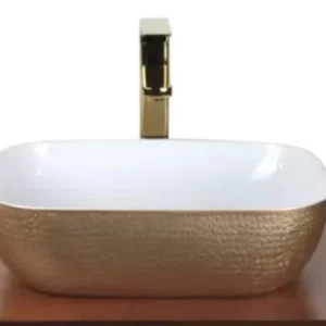 ( Kit 040551/042374) Cuba Bicolore Oval 450x318 Textura Bran - Imagem 1