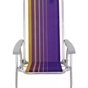 Cadeira 4 Posicao Bali Roxo/amarelo - Imagem 3