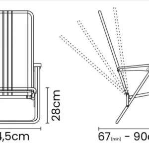 Cadeira 4 Posicao Bali Roxo/amarelo - Imagem 5