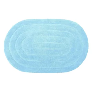 Tapete Allegro Azul Ceu Oval 40cm X 60cm