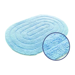 Tapete Allegro Azul Ceu Oval 40cm X 60cm - Imagem 3