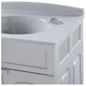 Gabinete C/lavatorio 50x63x92cm Cinza - Imagem 4