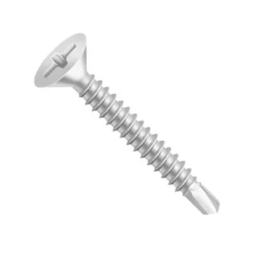 Parafuso Auto Brocante Cabeça Chata Zincado 4,2 X 19 - Dtools