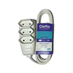 Extensão Paralelo 2x0,75  3metros Br - Corfio