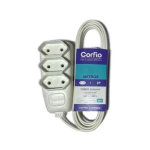 Extensão Paralelo 2x0,75  5metros Br - Corfio