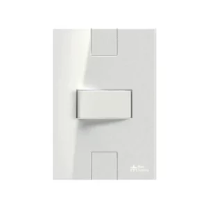1 Interruptor Paralelo Soft 10a250vca Horizontal com Placa Click - Mectronic