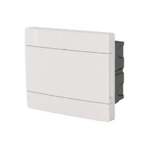 Cd Embutir  Porta Branca P/9 Din / Ou 6 Preto com Barramento - Mectronic