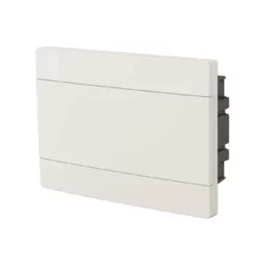 Cd Embutir Porta Branca P/12 Din / Ou 8 Preto com Barramento - Mectronic