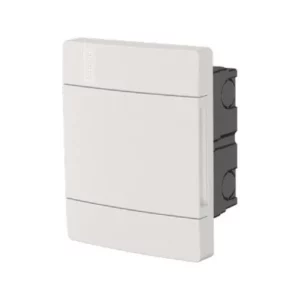 Cd Embutir Porta Branca P/5 Din / Ou 3 Preto com Barramento - Mectronic