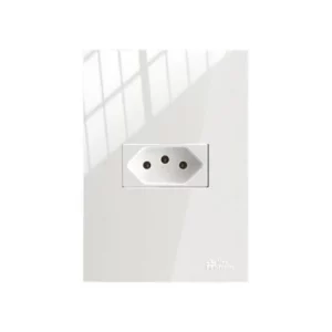 Tomada 2p+t 10a 250vca Horizontal  com Placa On - Mectronic