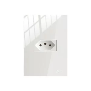 Tomada 2p+t 20a 250vca Horizontal com Placa On - Mectronic