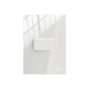 1 Interruptor Simples Soft 10a250vca Horizontal com Placa On - Mectronic