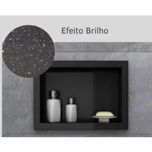 Nicho 63 X 33 Preto Perolizado Bosi
