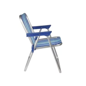 Cadeira de Praia Aluminio Alta Estampas Sortidas Mor - Imagem 1
