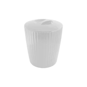 Cesto de Lixo Groove Branco - Imagem 1