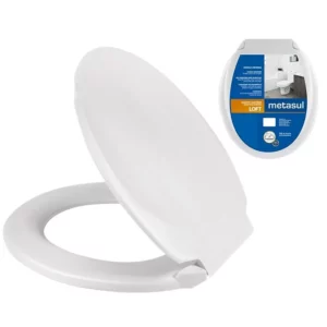 Assento Comum Oval Metasul Branco Loft