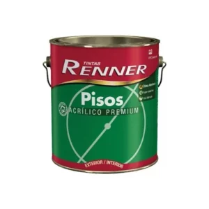 Renner Acrilica Pisos Cinza 3,6lt