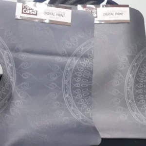 Conj Tapete Digital Print (jg 2 Peças/cinza) Panosul