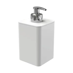 Dispenser P/ Sabonete Liquido Valv Cromo Smile 350 Ml Branco