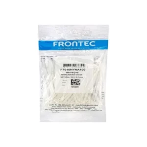 Abracadeira Nylon 2.5 X 100mm Branca C/100