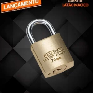 Cadeado 40mm Stam Latao Macico