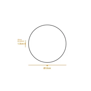 Luminaria Sob Frameless 10w 6500 Rd Bronzearte - Imagem 4