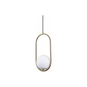 Lustre Pendente Florida 1 Dourado