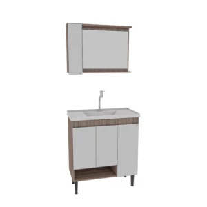 Kit Balc 89 Cancún Aveiro/branco ( Nexa )